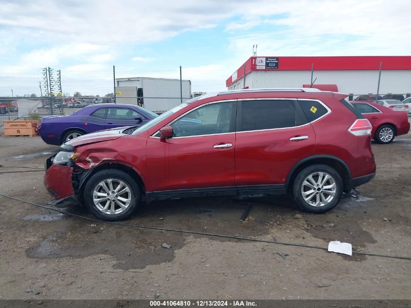 VIN KNMAT2MT4GP726599 2016 Nissan Rogue, SV no.14