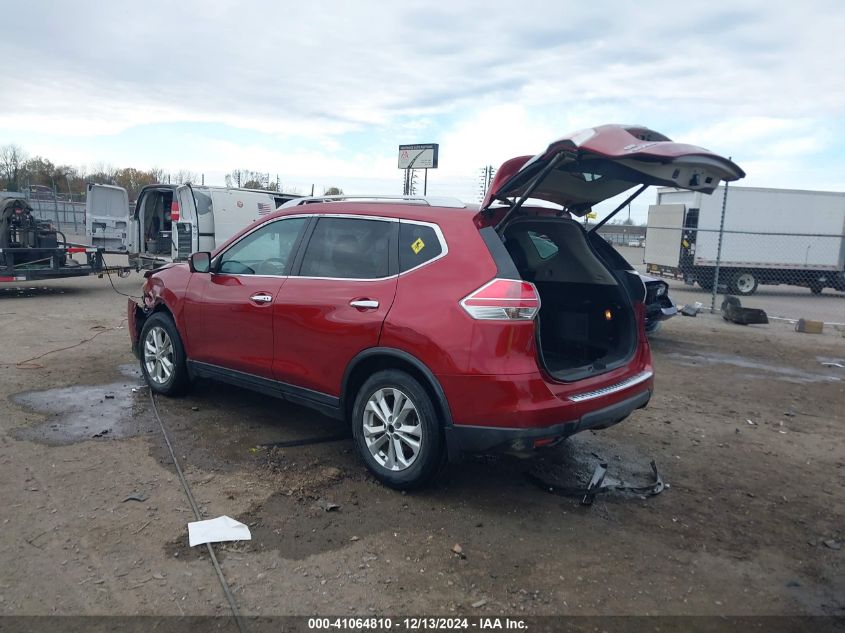 VIN KNMAT2MT4GP726599 2016 Nissan Rogue, SV no.3