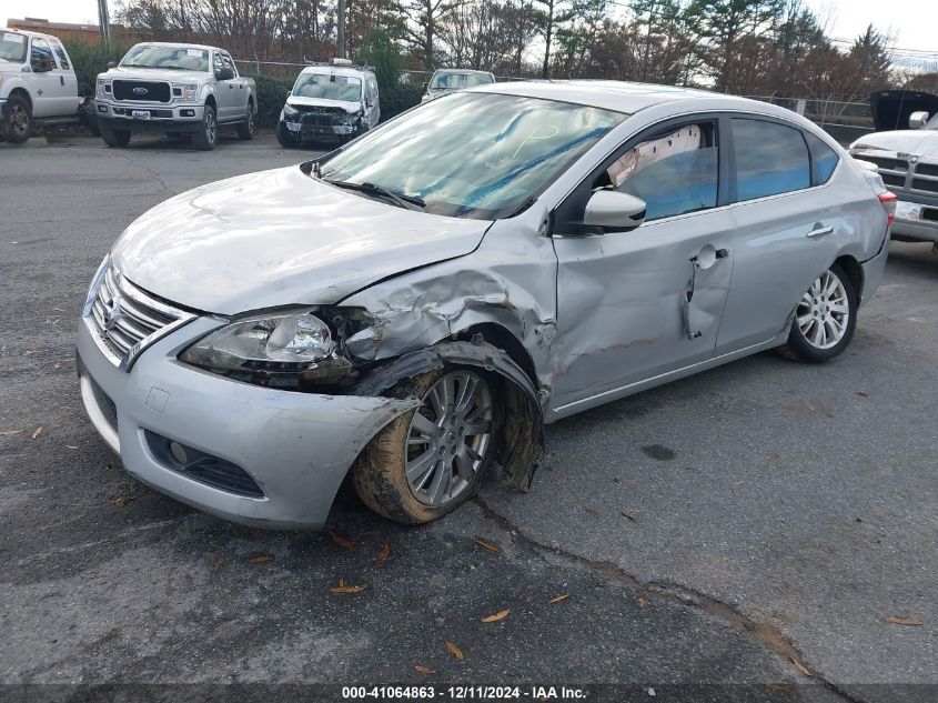 VIN 3N1AB7AP5EY208314 2014 Nissan Sentra, SL no.2