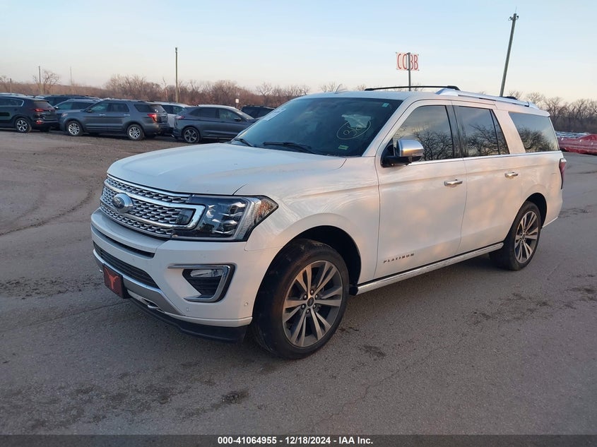 Vin: 1fmjk1mt2mea76851, lot: 41554921, ford expedition platinum max 20212