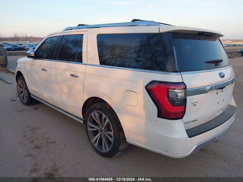 Vin: 1fmjk1mt2mea76851, lot: 41554921, ford expedition platinum max 20213