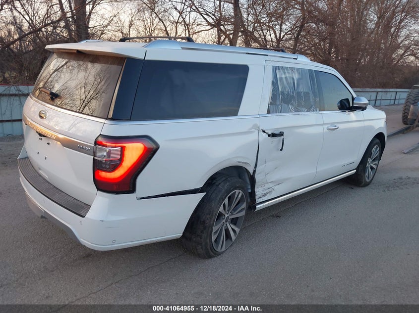 Vin: 1fmjk1mt2mea76851, lot: 41554921, ford expedition platinum max 20214