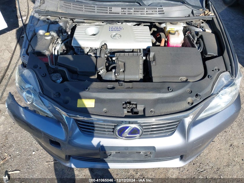 2013 LEXUS CT 200H VIN: JTHKD5BH6D2138065