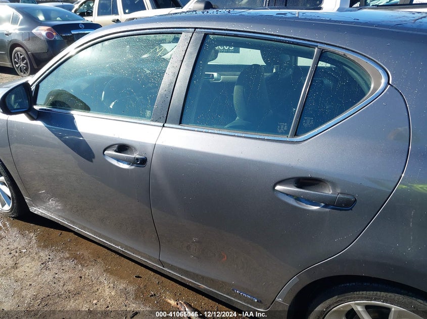 2013 LEXUS CT 200H VIN: JTHKD5BH6D2138065
