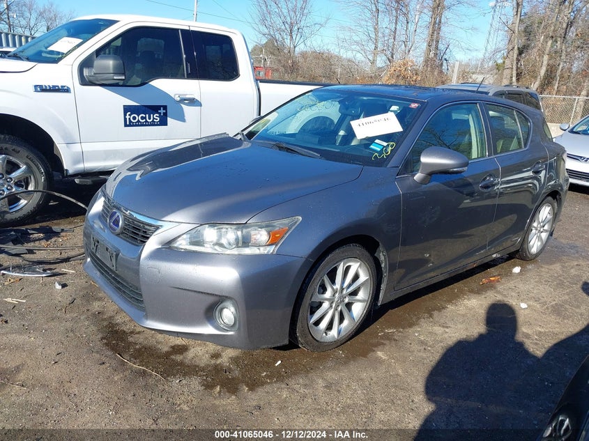2013 LEXUS CT 200H VIN: JTHKD5BH6D2138065