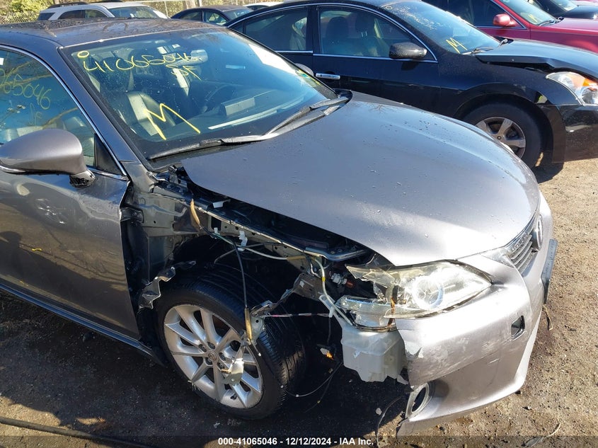 2013 LEXUS CT 200H VIN: JTHKD5BH6D2138065