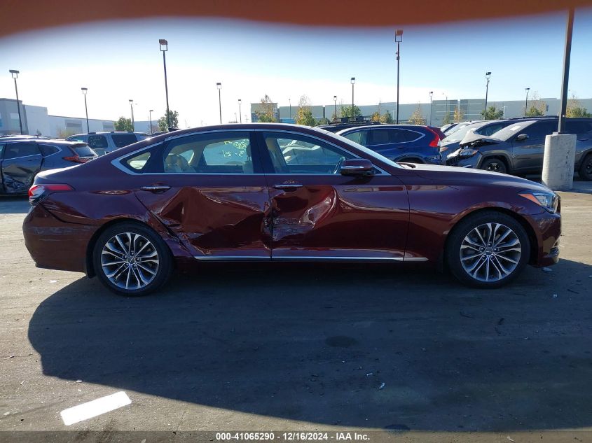 2016 Hyundai Genesis 3.8 VIN: KMHGN4JE8GU138613 Lot: 41065290