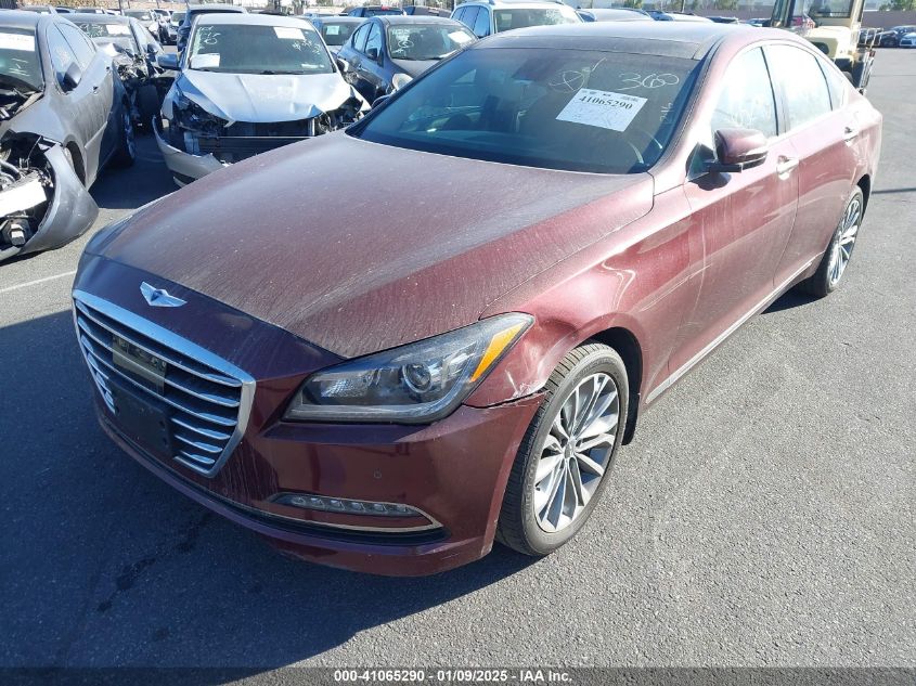 VIN KMHGN4JE8GU138613 2016 Hyundai Genesis, 3.8 no.2