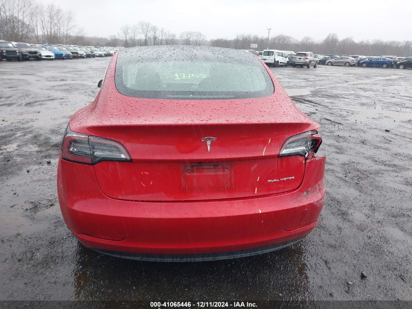 2020 Tesla Model 3 Long Range Dual Motor All-Wheel Drive VIN: 5YJ3E1EB8LF620356 Lot: 41065446