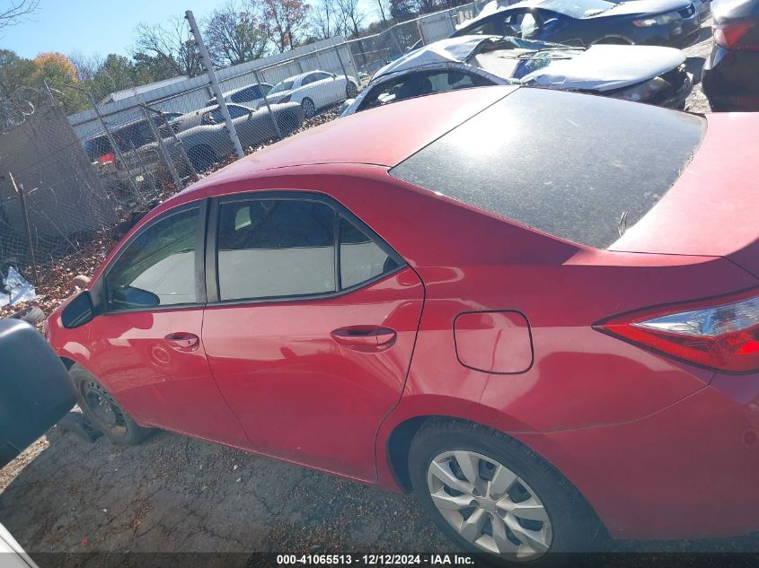 2015 TOYOTA COROLLA LE - 2T1BURHEXFC371716