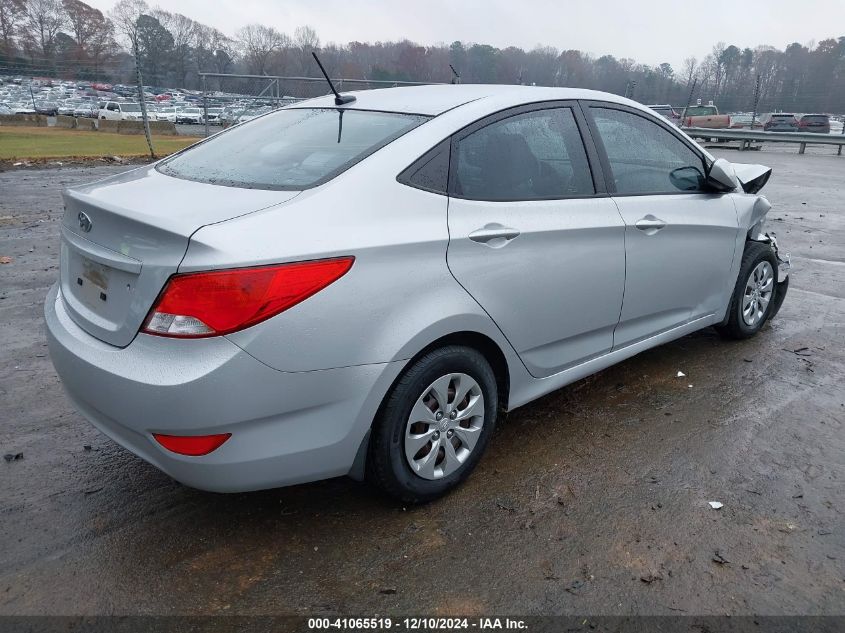 VIN KMHCT4AE0FU866655 2015 Hyundai Accent, Gls no.4