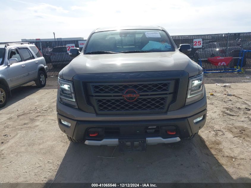 2023 Nissan Titan Pro-4X 4X4 VIN: 1N6AA1ED9PN106220 Lot: 41065546