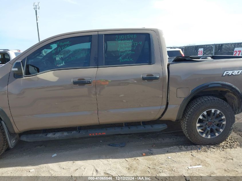 2023 Nissan Titan Pro-4X 4X4 VIN: 1N6AA1ED9PN106220 Lot: 41065546