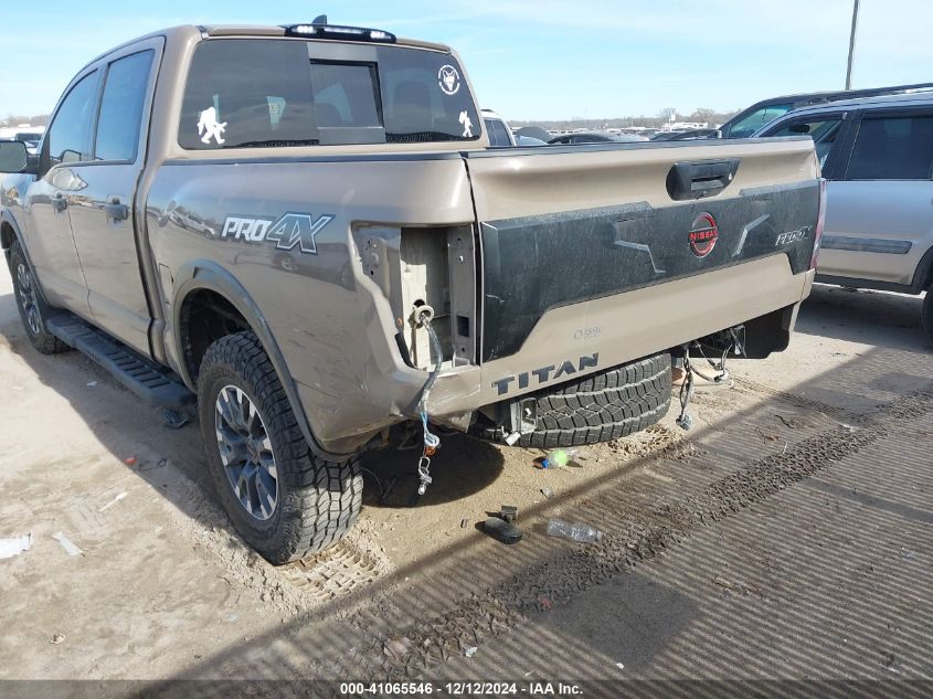 2023 Nissan Titan Pro-4X 4X4 VIN: 1N6AA1ED9PN106220 Lot: 41065546