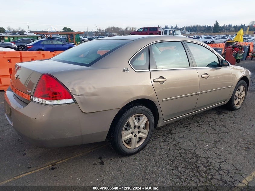 2007 CHEVROLET IMPALA VIN: 2G1WB58K179387738