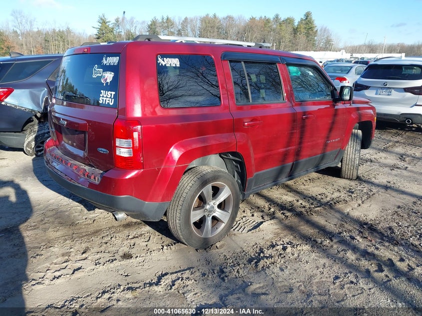 2016 JEEP PATRIOT LATITUDE - 1C4NJRFB1GD646716