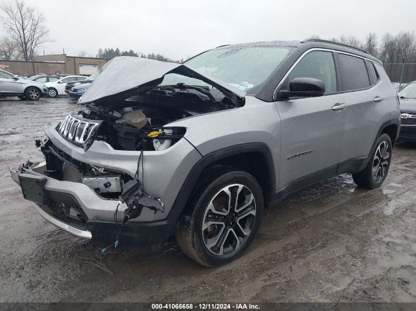 VIN 3C4NJDCB0NT203665 2022 JEEP COMPASS no.2