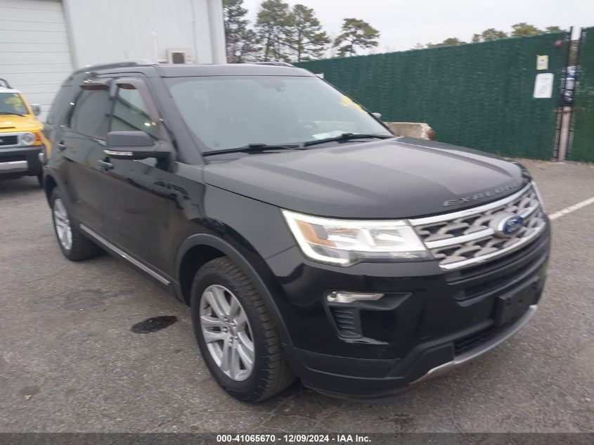 VIN 1FM5K8D81JGA22981 2018 Ford Explorer, Xlt no.1