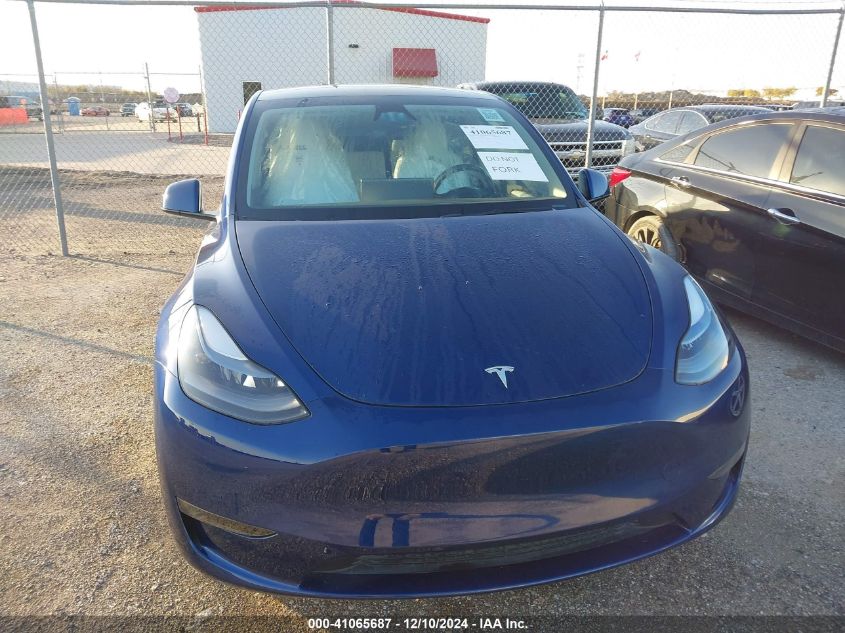 2024 Tesla Model Y Performance Dual Motor All-Wheel Drive VIN: 7SAYGDEF4RA271404 Lot: 41065687