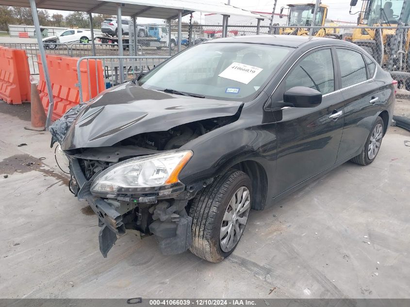 VIN 3N1AB7AP3DL658538 2013 Nissan Sentra, S no.2