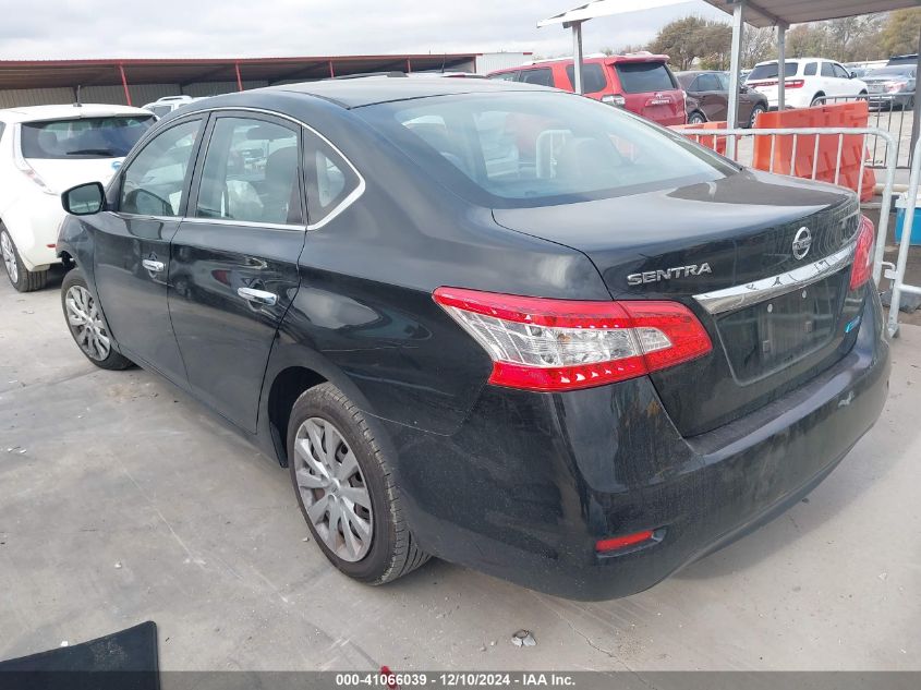 VIN 3N1AB7AP3DL658538 2013 Nissan Sentra, S no.3