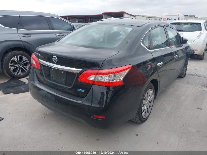 VIN 3N1AB7AP3DL658538 2013 Nissan Sentra, S no.4