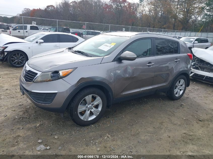 2012 Kia Sportage Lx VIN: KNDPB3A20C7329609 Lot: 41066178