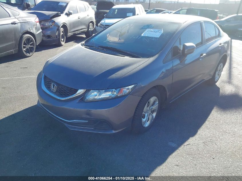 VIN 19XFB2F58FE268264 2015 Honda Civic, LX no.2