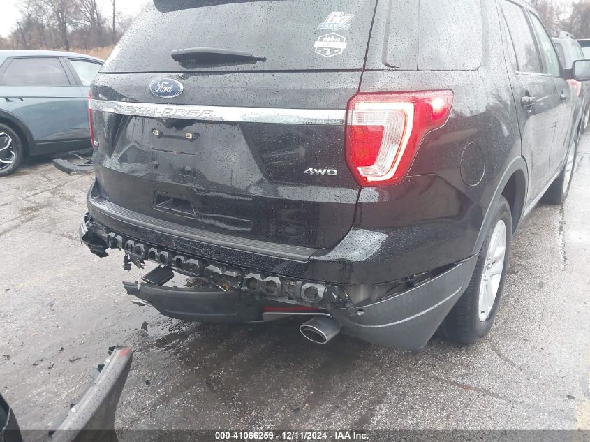 2018 Ford Explorer Xlt VIN: 1FM5K8D87JGB27704 Lot: 41066259