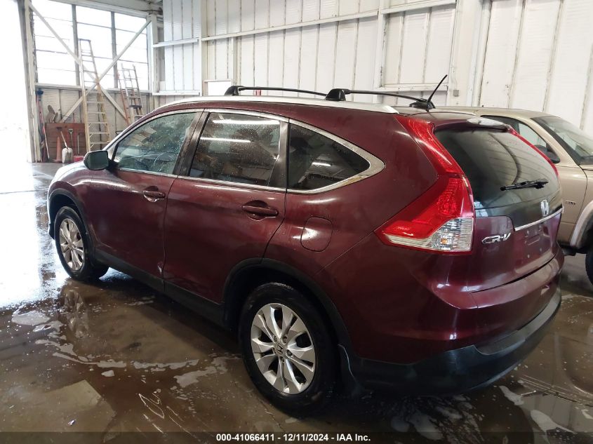 VIN 5J6RM4H75EL112037 2014 Honda CR-V, Ex-L no.3