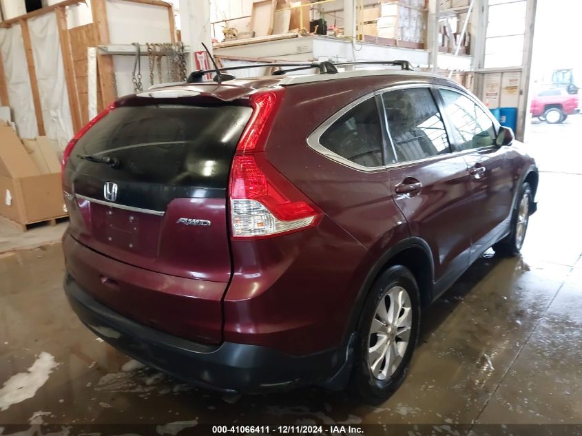 VIN 5J6RM4H75EL112037 2014 Honda CR-V, Ex-L no.4