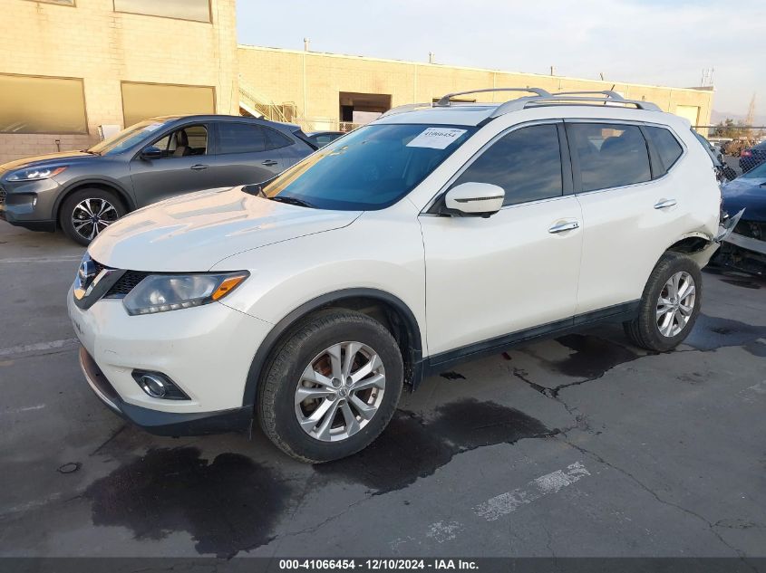 VIN 5N1AT2MV7GC747905 2016 Nissan Rogue, SV no.2