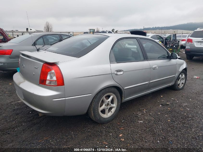 2004 Kia Spectra Gs/Gsx VIN: KNAFB161545140139 Lot: 41066574