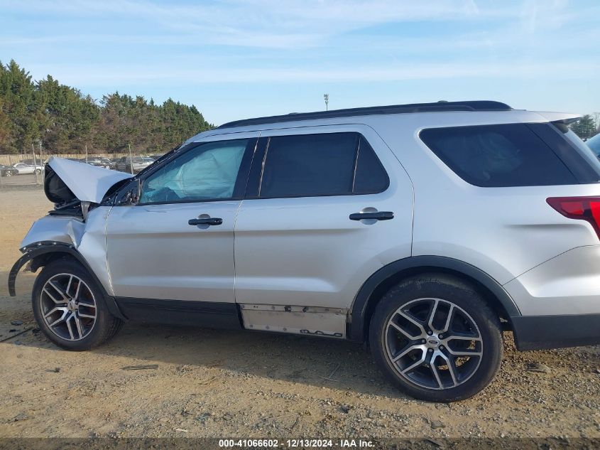 2017 Ford Explorer Sport VIN: 1FM5K8GT3HGA06677 Lot: 41066602