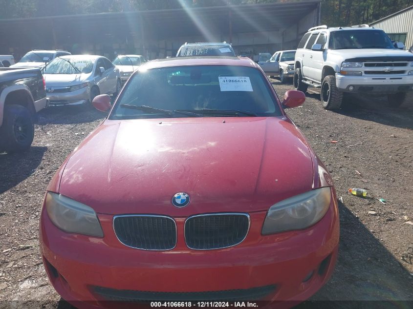 2012 BMW 128I VIN: WBAUP7C53CVP22953 Lot: 41066618