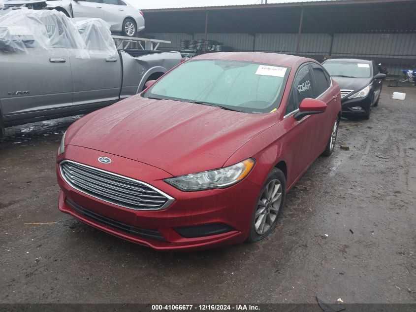 VIN 3FA6P0H76HR146976 2017 Ford Fusion, SE no.2