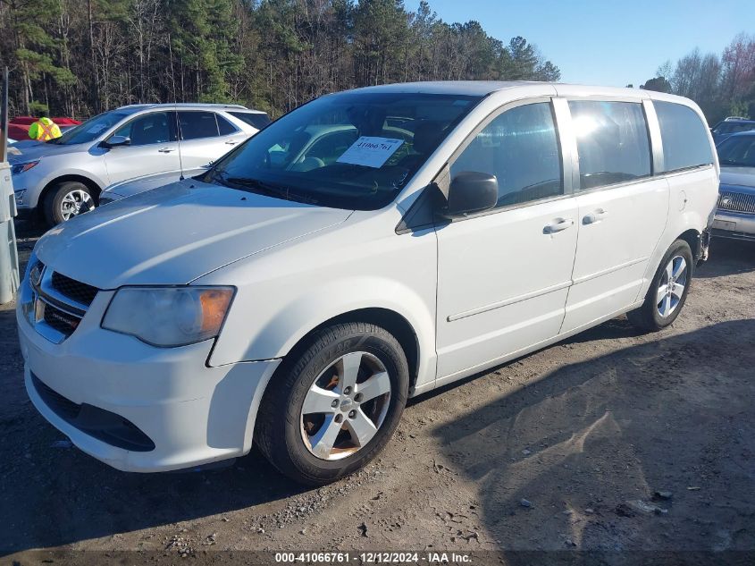 VIN 2C4RDGBG9DR600526 2013 Dodge Grand Caravan, SE no.2