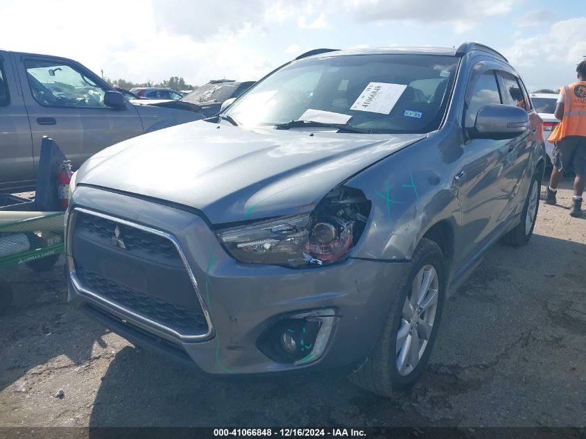 VIN 4A4AP4AW2FE027523 2015 MITSUBISHI OUTLANDER SPORT no.2