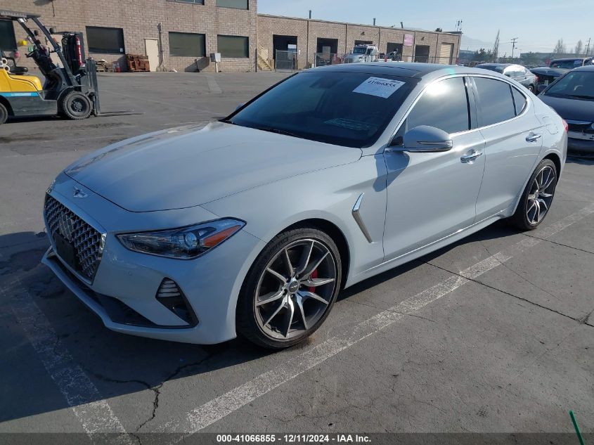 VIN KMTG74LE6KU023921 2019 GENESIS G70 no.2