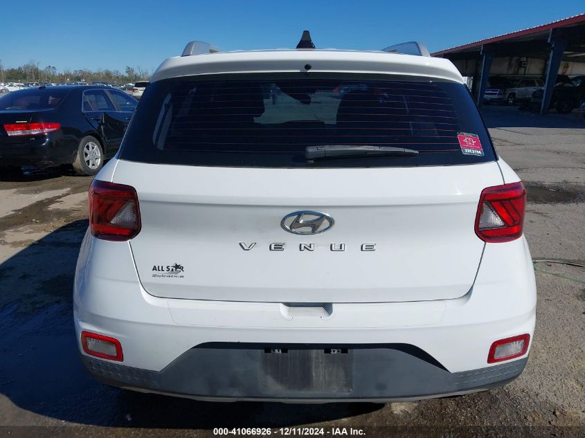 2021 Hyundai Venue Sel VIN: KMHRC8A3XMU082951 Lot: 41066926