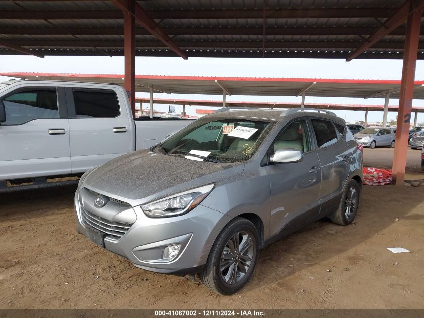 VIN KM8JU3AG4EU860310 2014 Hyundai Tucson, SE no.2