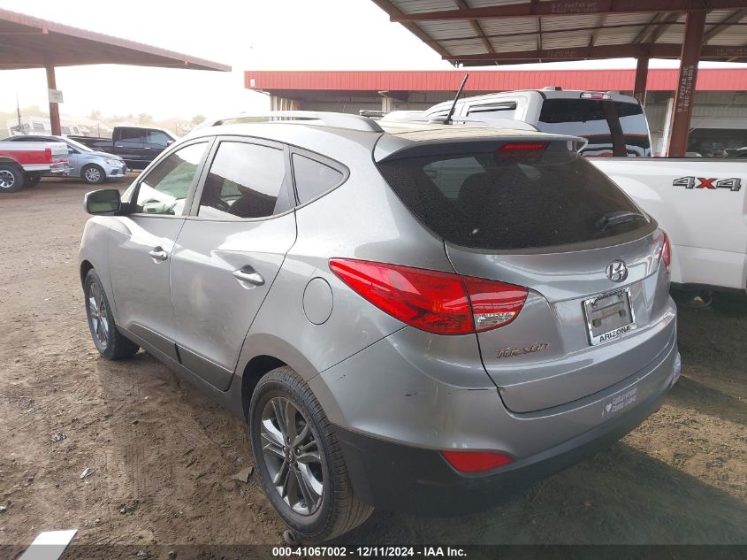 VIN KM8JU3AG4EU860310 2014 Hyundai Tucson, SE no.3