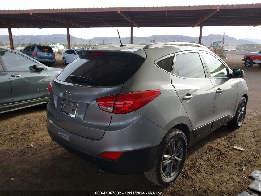 VIN KM8JU3AG4EU860310 2014 Hyundai Tucson, SE no.4