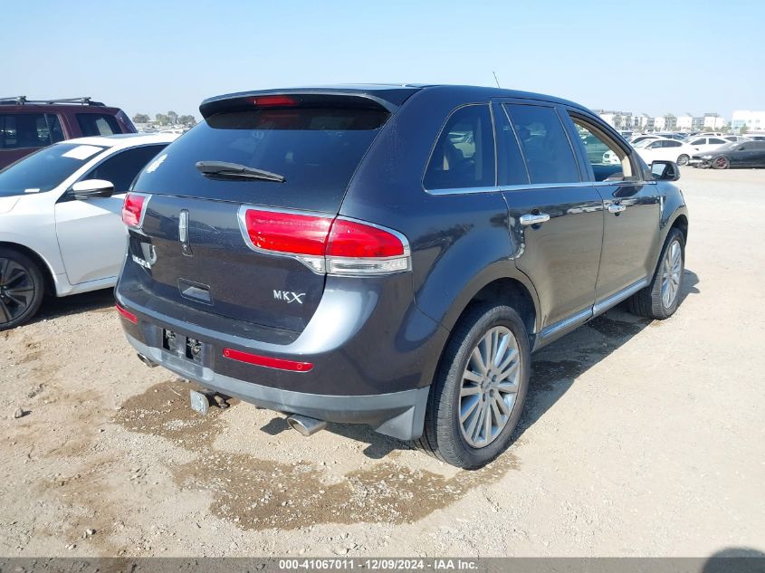 VIN 2LMDJ6JK8DBL23167 2013 Lincoln MKX no.4