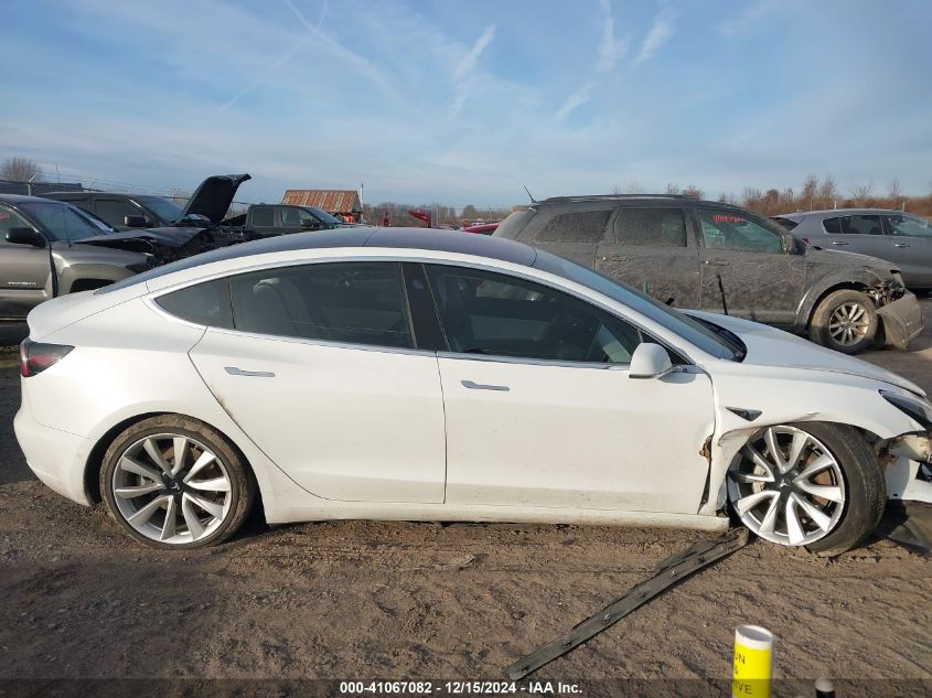 2018 Tesla Model 3 Long Range/Performance VIN: 5YJ3E1EB0JF101198 Lot: 41067082