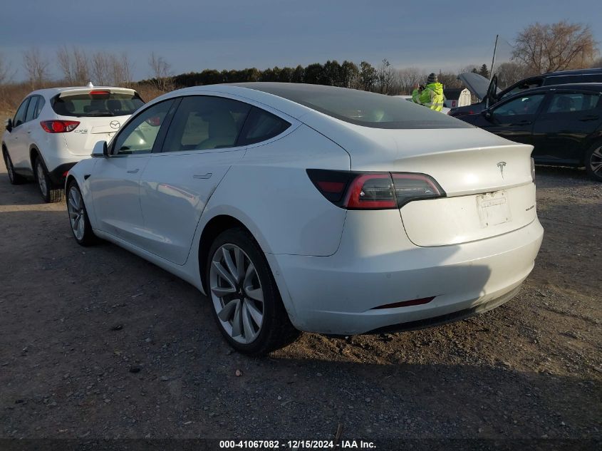 VIN 5YJ3E1EB0JF101198 2018 TESLA MODEL 3 no.3