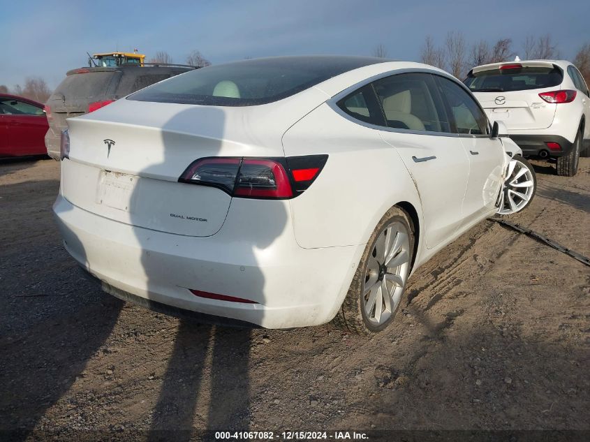 VIN 5YJ3E1EB0JF101198 2018 TESLA MODEL 3 no.4