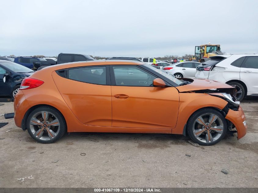 2016 Hyundai Veloster VIN: KMHTC6AD8GU301106 Lot: 41067109