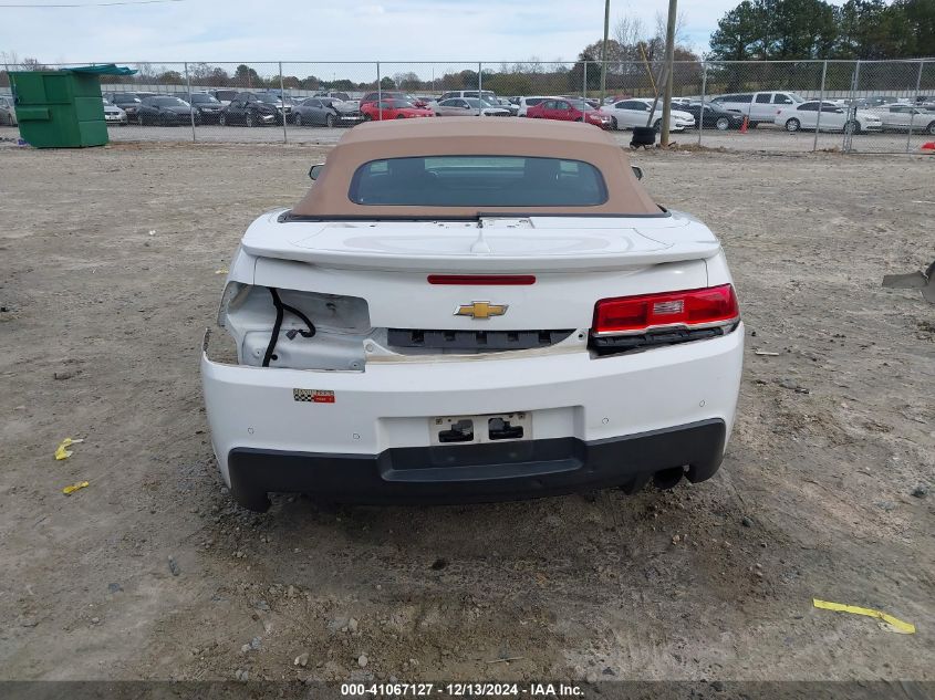 2015 Chevrolet Camaro 1Lt VIN: 2G1FC3D31F9273060 Lot: 41067127