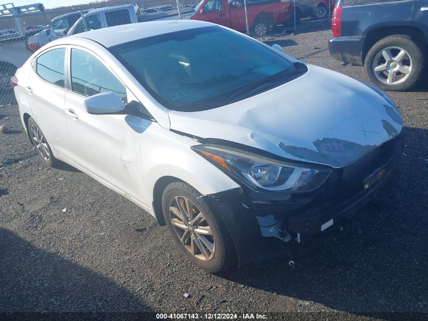 2016 HYUNDAI ELANTRA SE - 5NPDH4AE7GH796805